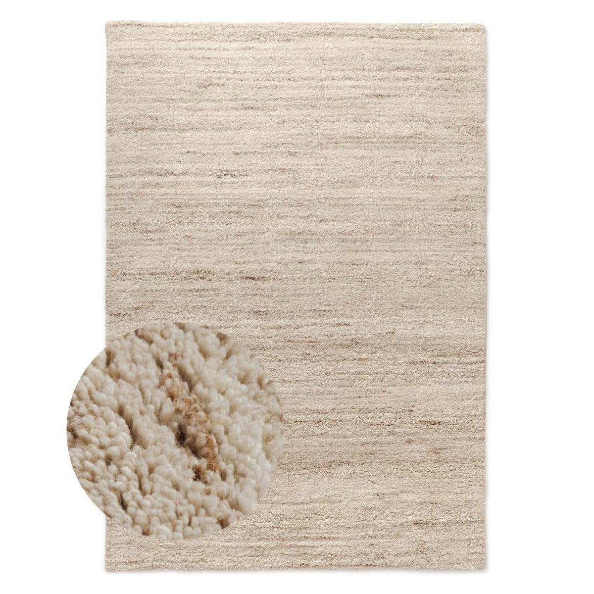 Nordic Weavers Berber vloerkleed - Nomad beige - 120x170 cm