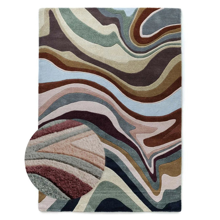 Nordic Weavers Modern vloerkleed - Skulptur Flow multi - 120x170 cm