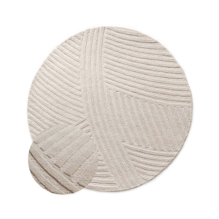 Nordic Weavers Design vloerkleed rond - Balans Field ivoor - 250 cm