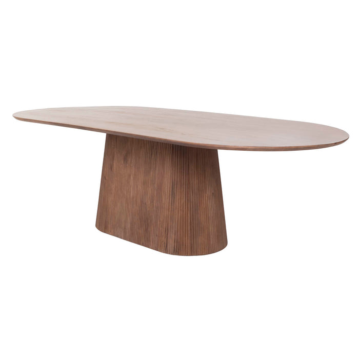 Giga Meubel - Eettafel Salvador Donkerbruin Ovaal 160cm