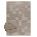 Nordic Weavers Retro vloerkleed - Summit Check beige - 200x300 cm