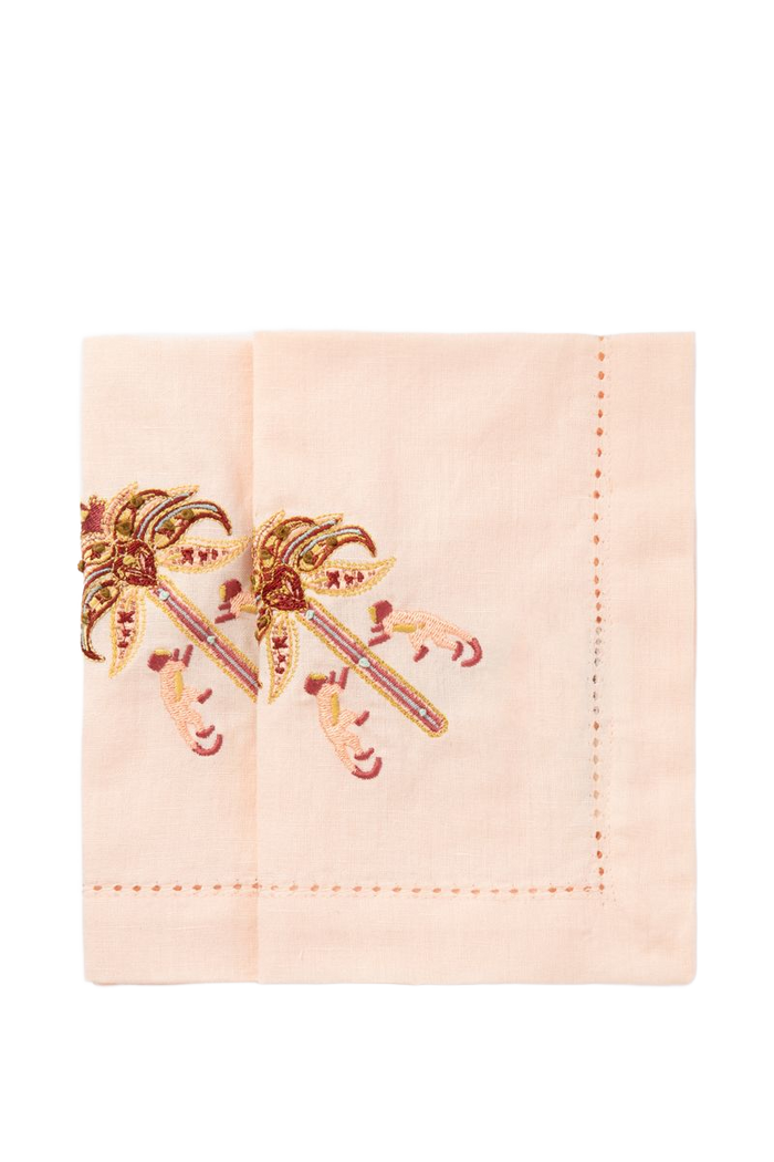 Sissy-Boy Set van 2 servetten met palmboom-2st.