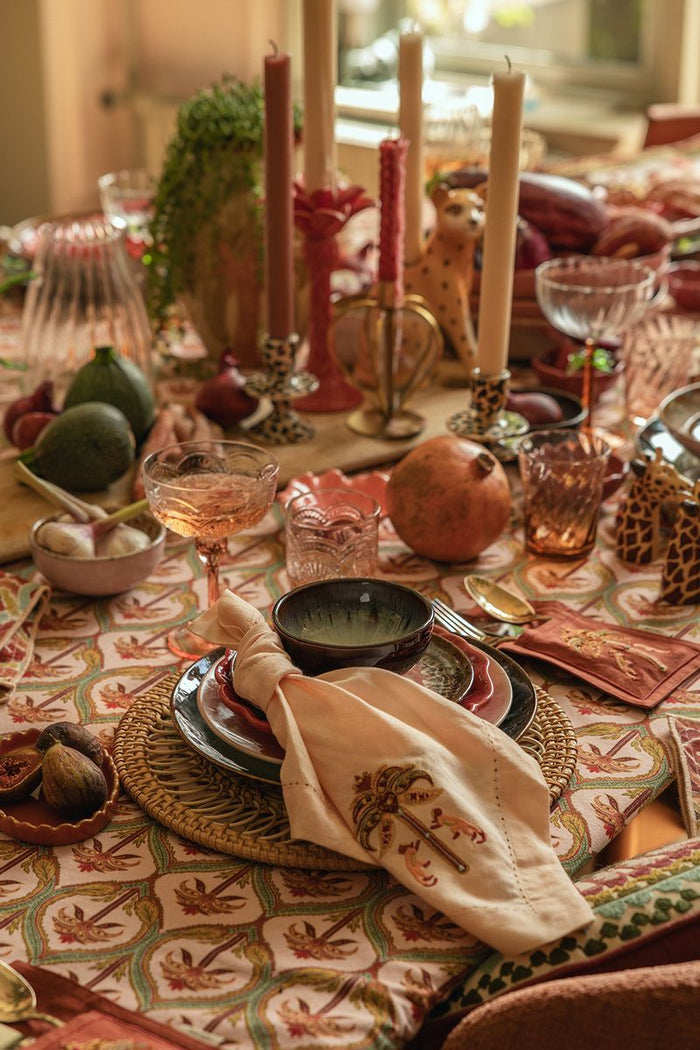 Sissy-Boy Set van 2 servetten met palmboom-2st.