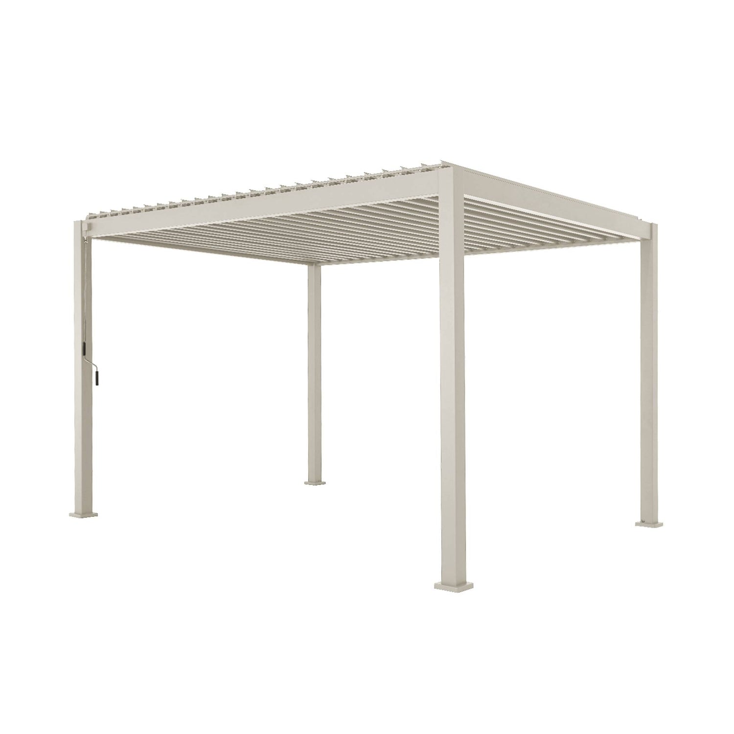 sweeek - Pergola met lamellendak, 3x4m