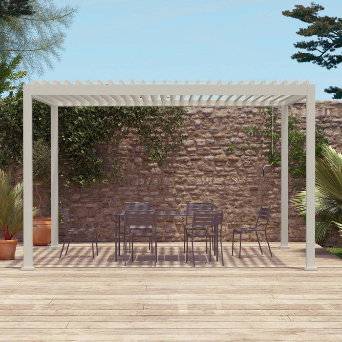 sweeek - Pergola met lamellendak, 3x4m