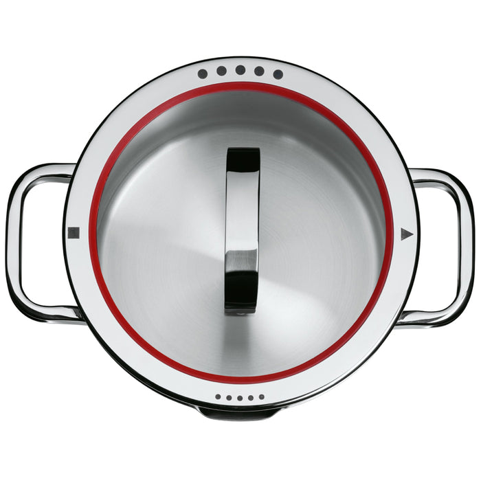 WMF Function 4 Kookpan midden - Ø240mm - Rood