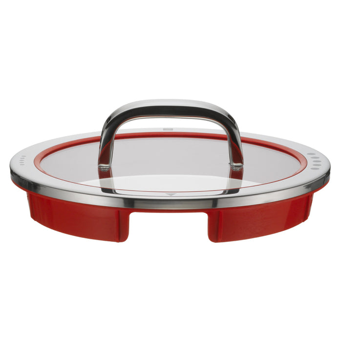 WMF Function 4 Kookpan hoog met deksel - Ø160mm - Rood