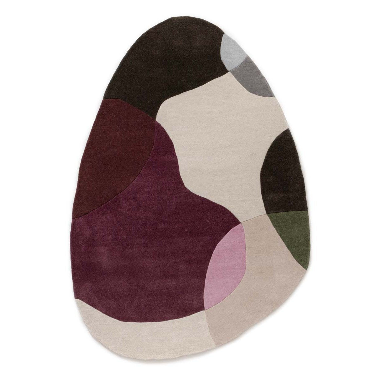 Nordic Weavers Organisch wollen vloerkleed - Dune paars - 200x300 cm