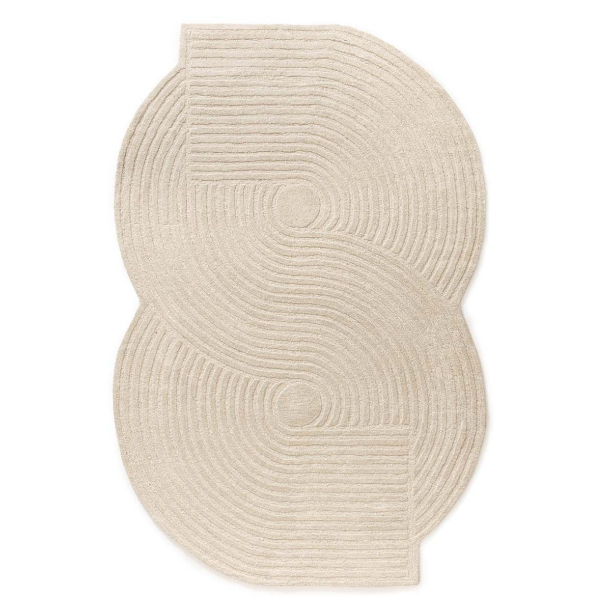 Nordic Weavers Organisch design vloerkleed - Balans Infinity ivoor -