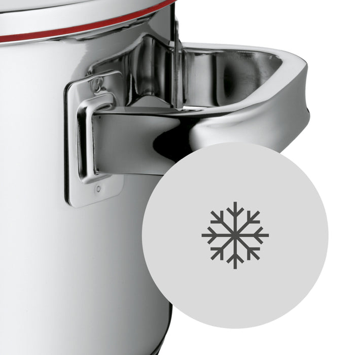 WMF Function 4 Kookpan hoog met deksel - Ø200mm - Rood