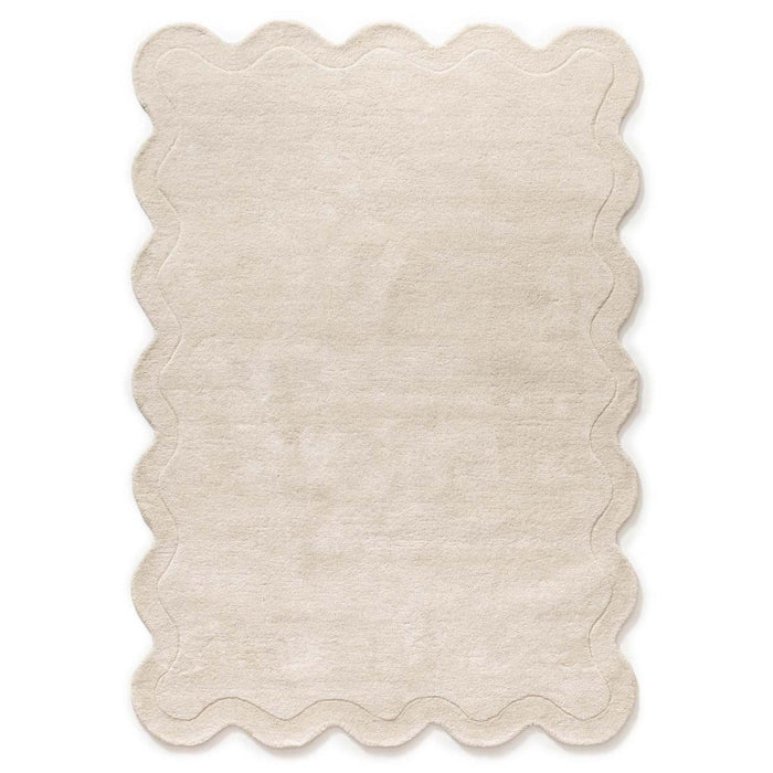 Nordic Weavers Organisch design vloerkleed - Balans Swirl ivoor -