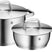 WMF Iconic 2-delige set kookpan (Ø220mm) + steelpan (Ø160mm)