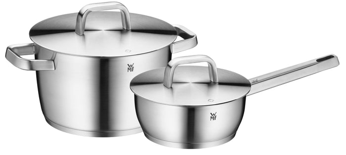 WMF Iconic 2-delige set kookpan (Ø220mm) + steelpan (Ø160mm)