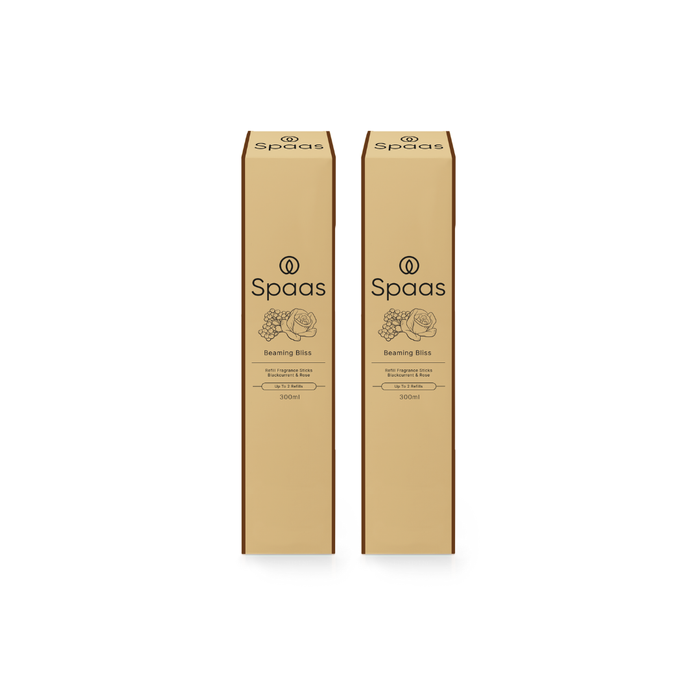 Spaas Refill Iconic Geurstokjes – Beaming Bliss - Set van 2