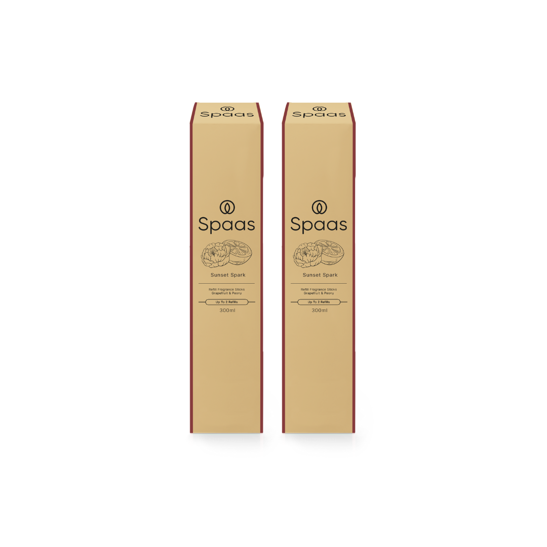 Spaas Refill Iconic Geurstokjes – Sunset Spark - Set van 2