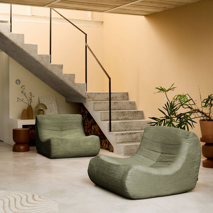 sweeek - Fauteuil corduroy Sokol 1 zitplaats (set van 2)