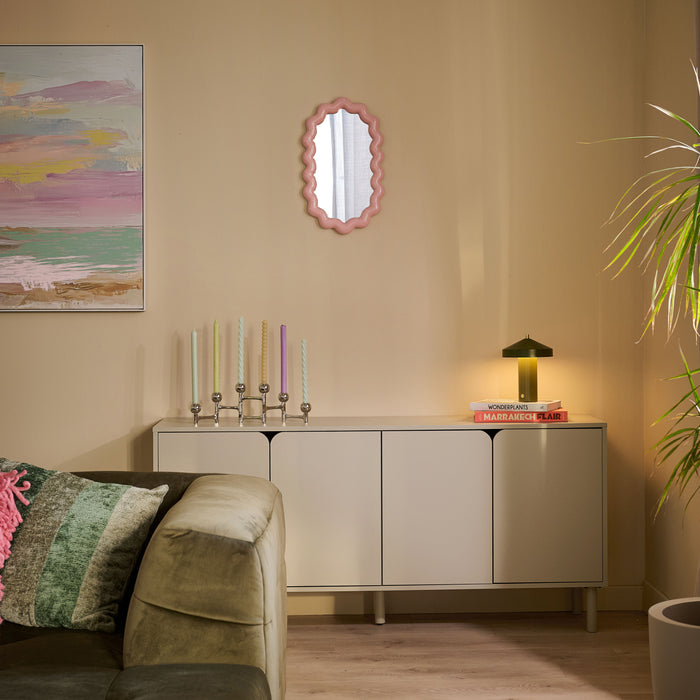 by fonQ Wies 3,5-zits Hoekbank Rechts - Fluweel - Army Green