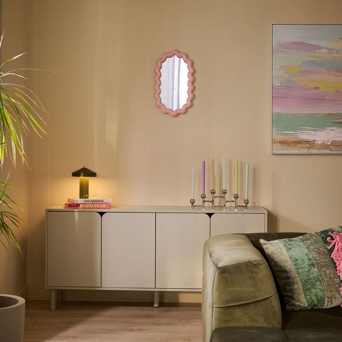 by fonQ Wies 3,5-zits Hoekbank Links - Fluweel - Army Green