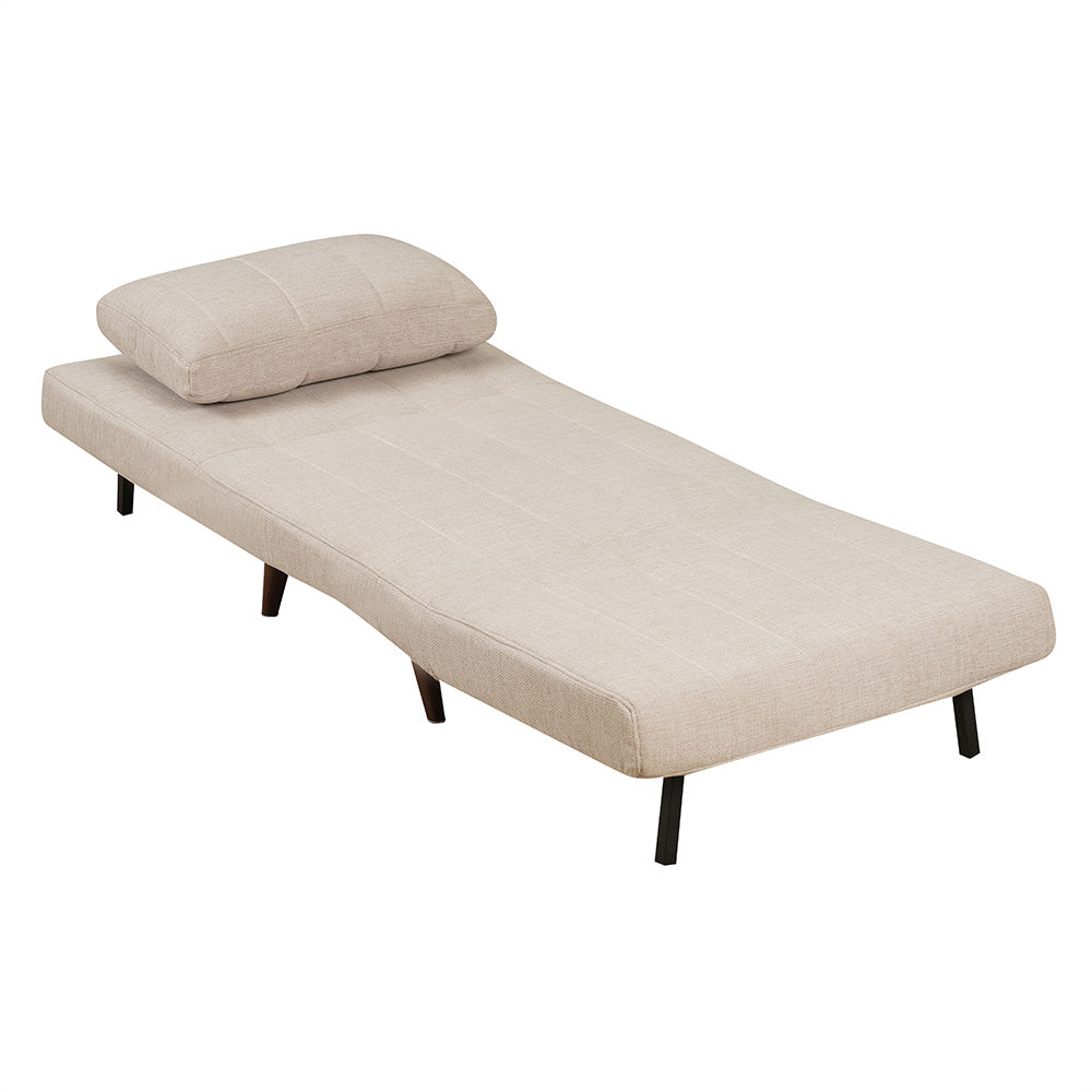 Bronx71 Slaapfauteuil Hanna gerecyclede stof beige