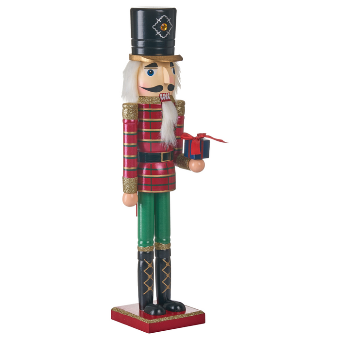 Beliani - RODSJON - Decoratief figuur - Rood - Dennenhout