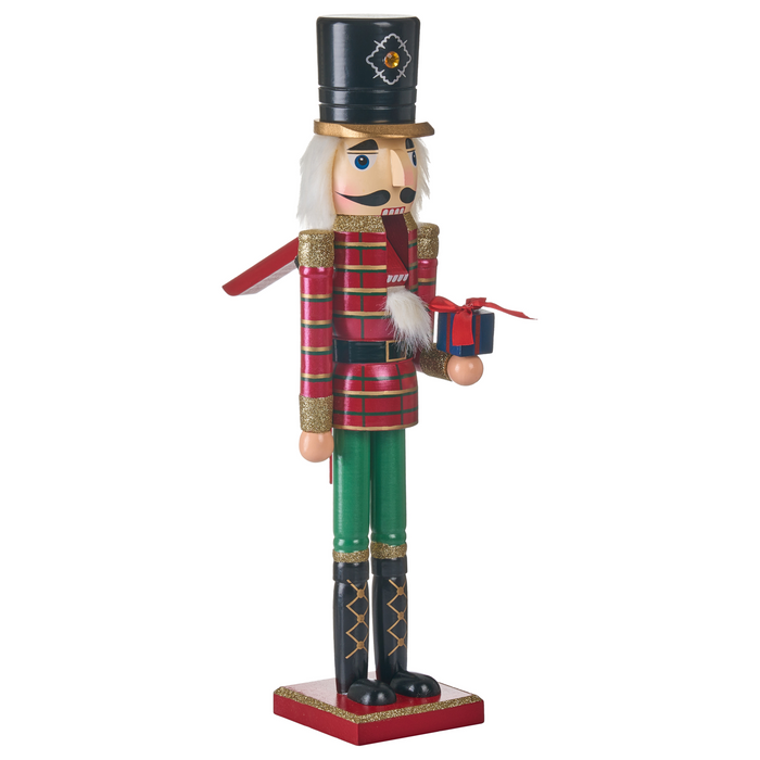 Beliani - RODSJON - Decoratief figuur - Rood - Dennenhout