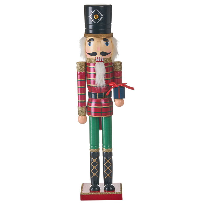 Beliani - RODSJON - Decoratief figuur - Rood - Dennenhout