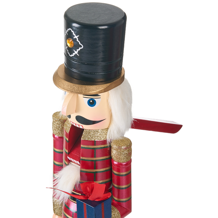 Beliani - RODSJON - Decoratief figuur - Rood - Dennenhout