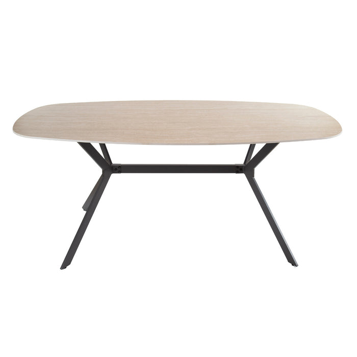 Fraaai Dexter Deens ovale eettafel - 180 cm - keramiek