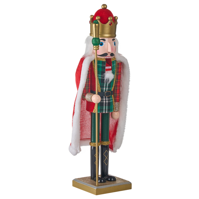 Beliani - HALLSJON - Decoratief figuur - Rood - Dennenhout