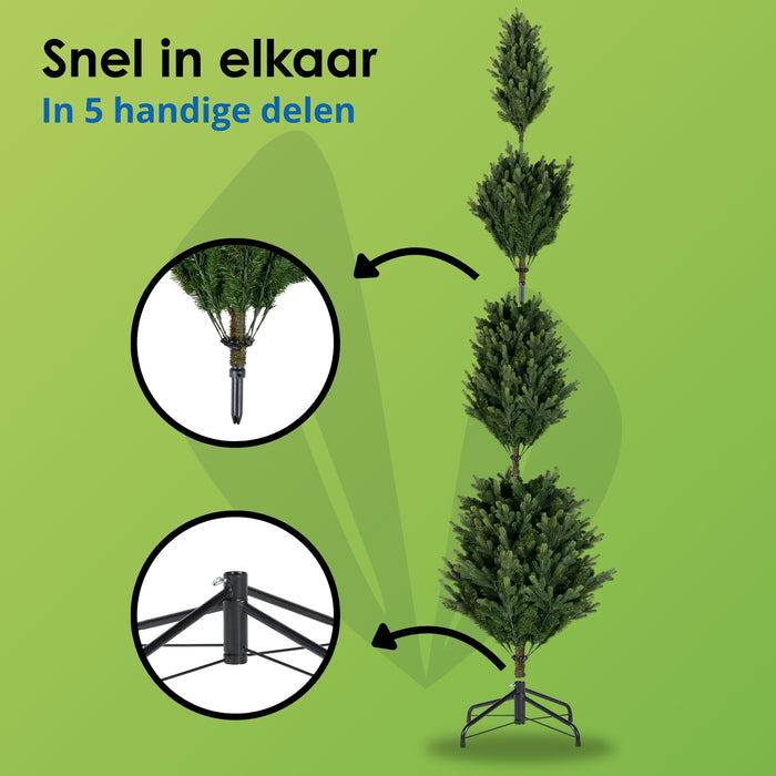 Buitenkado Kunstkerstboom – Groen – 150 cm – Incl. Standaard