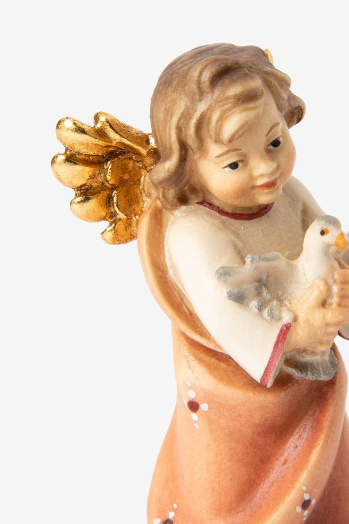 Sissy-Boy Roze houten kerstengel