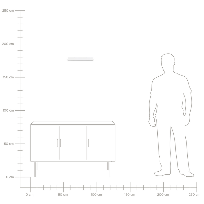Beliani - FERREIRA - Foto- en spiegellamp - Wit - Metaal