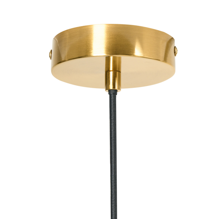 Beliani - MASCOTA - Hanglamp - Bruin - Linnen