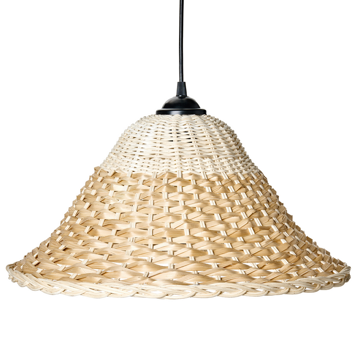 Beliani - GUAMANI - Hanglamp - Naturel - Rotan|Bamboe