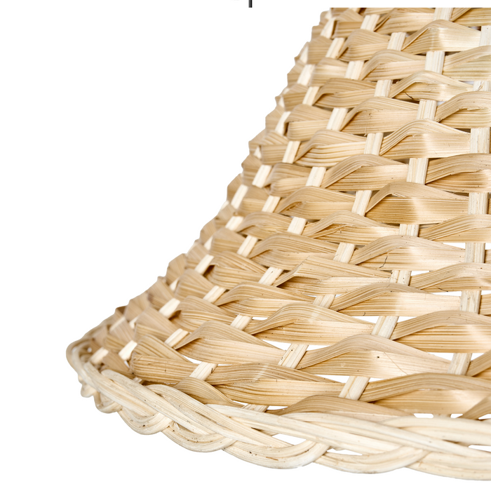 Beliani - GUAMANI - Hanglamp - Naturel - Rotan|Bamboe