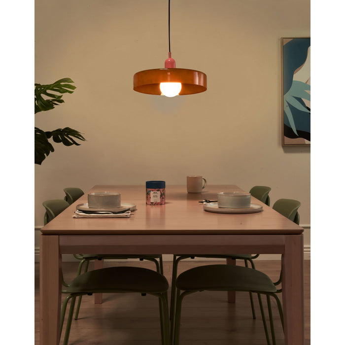 Beliani - PAALA - Hanglamp - Olijfgroen - Glas
