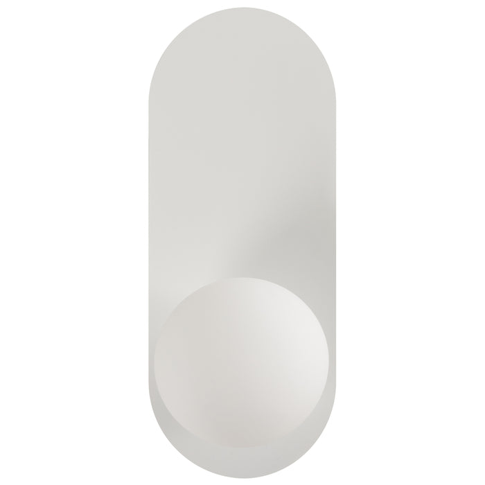 Beliani - LEISI - Wandlampen set van 2 - Wit - Opaalglas