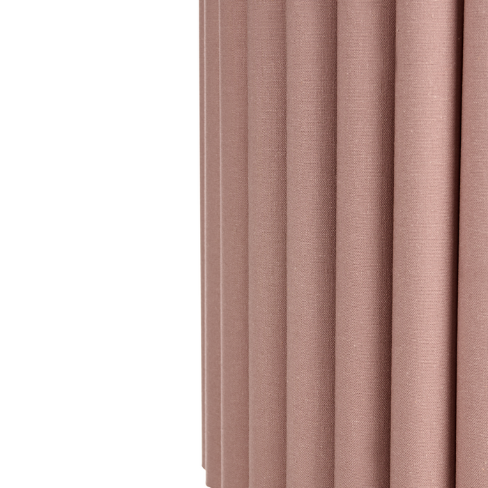 Beliani - LOURENS - Staande lamp - Bruin - IJzer|Linnen