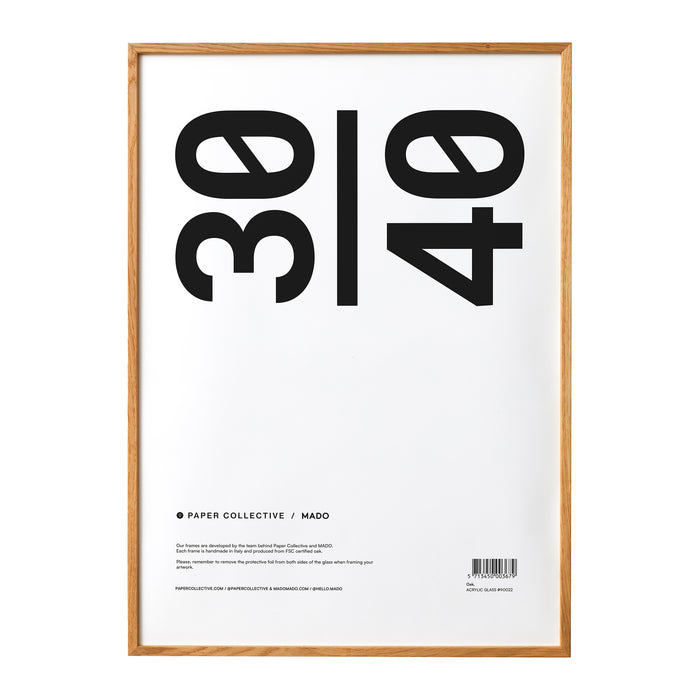 Paper Collective Frame Lijst 30 x 40 cm - Oak