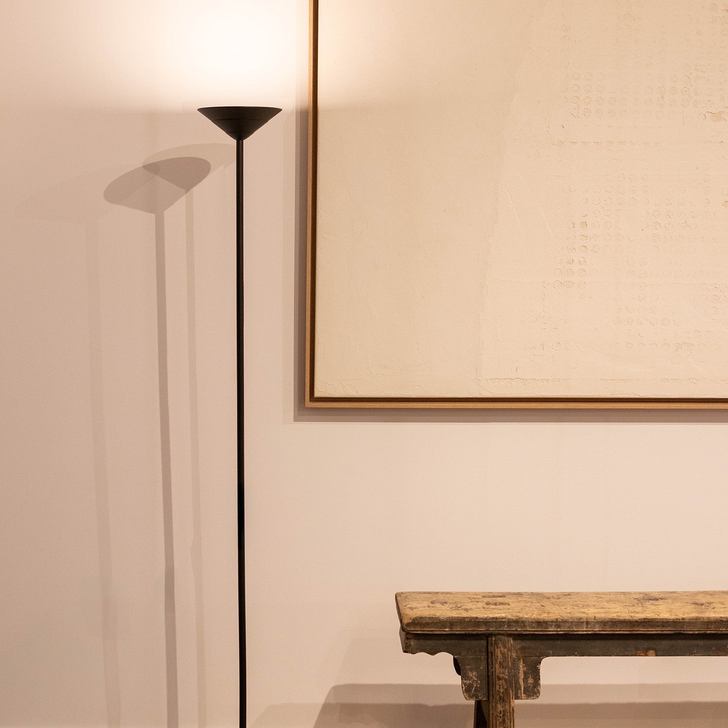 Atmooz Bryce Vloerlamp – Zwart – Ø19x160cm – Indirect LED