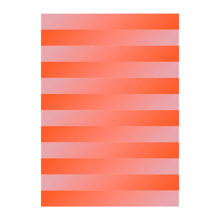 Paper Collective Absorb 05 Poster 50 x 70 cm - Orange / Pink