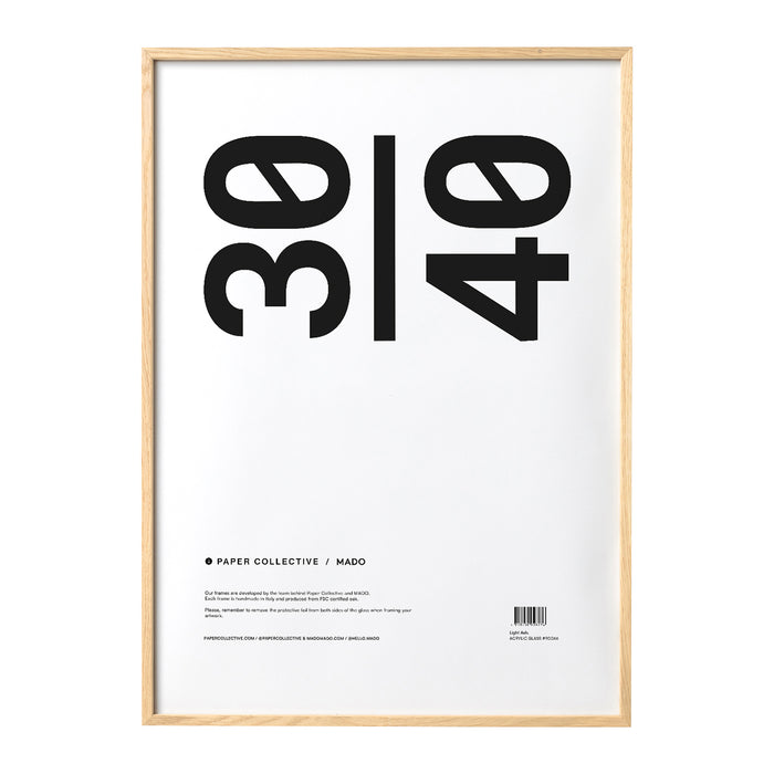 Paper Collective Frame Lijst 30 x 40 cm - Light Ash