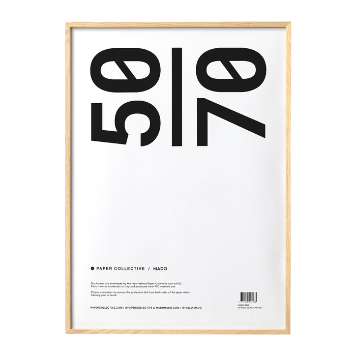 Paper Collective Frame Lijst 50 x 70 cm - Light Ash