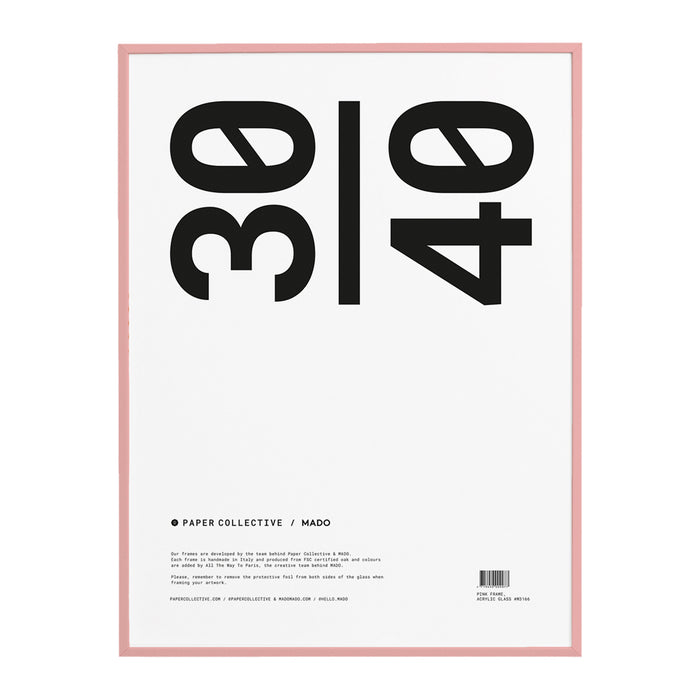 Paper Collective Frame Lijst 30 x 40 cm - Pink Pine