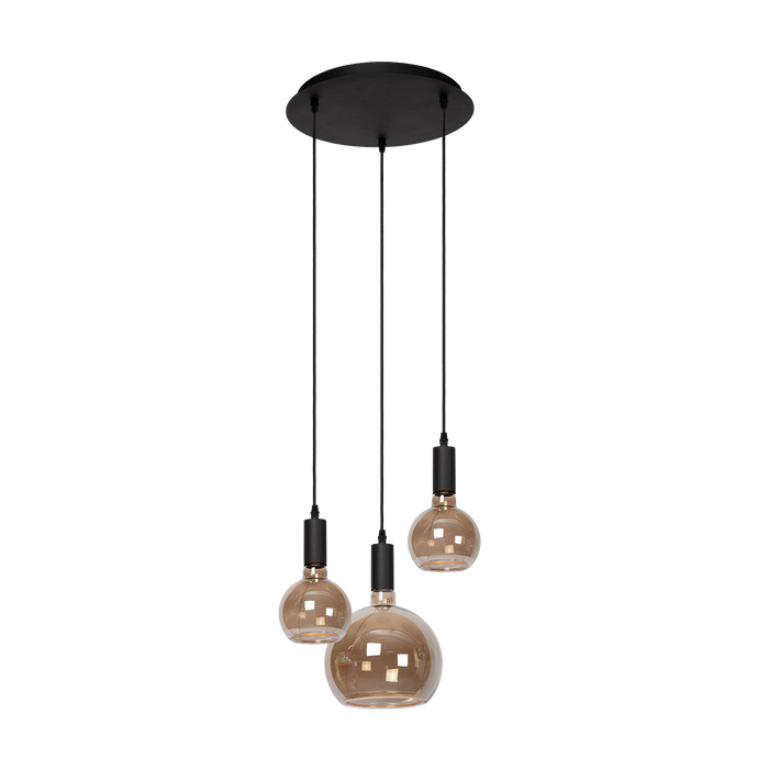 Atmooz Sapa 3 Hanglamp – Zwart – Ø34cm – Floating Globe – E27