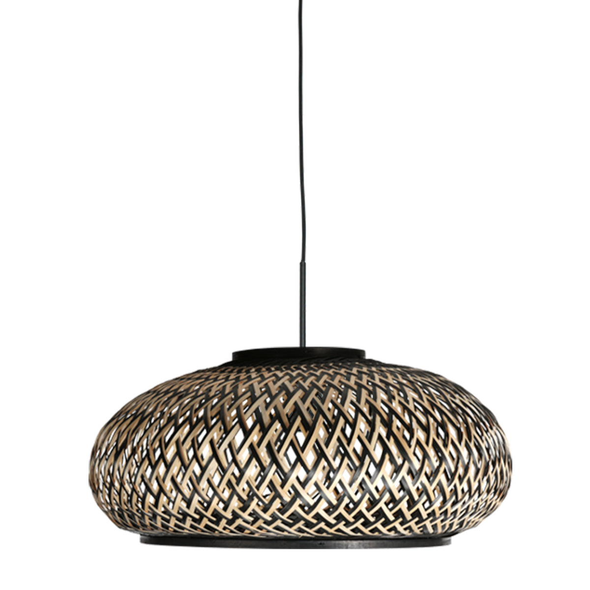 Steinhauer - hanglamp - Sparkled Light - naturel - bamboe metaal -