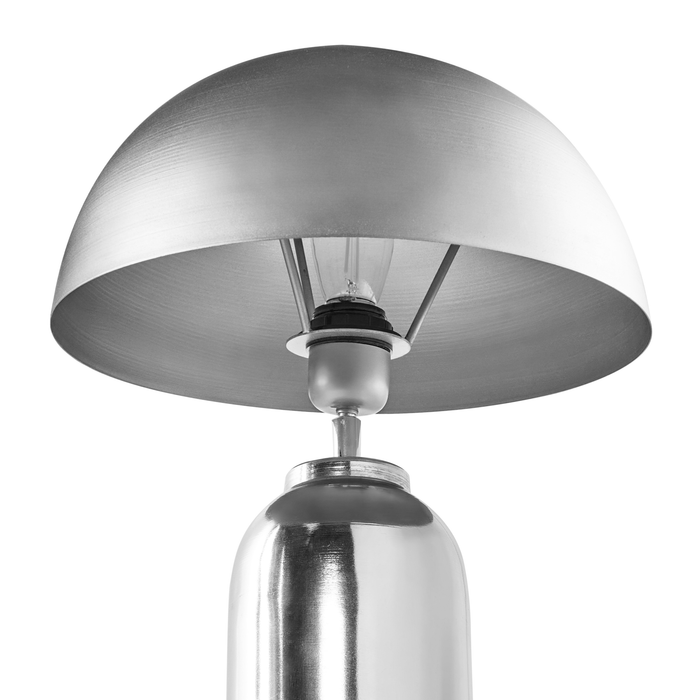 Beliani - JALANGI - Tafellamp - Zilver - 47 cm - IJzer