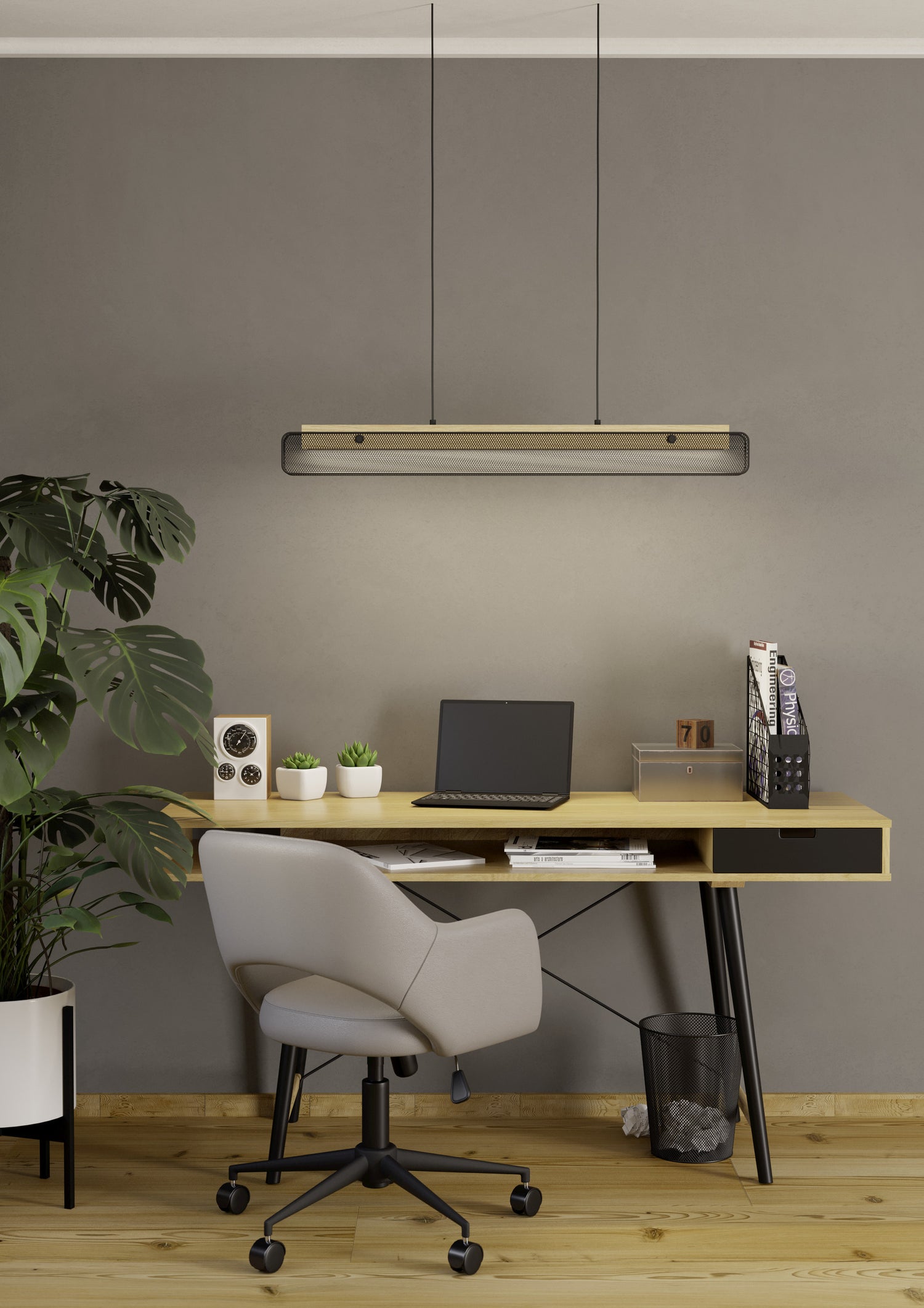 EGLO connect.z Kokomo-Z Hanglamp - 99 cm - Zwart|Bruin|Wit - RGB
