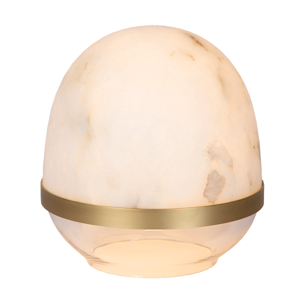 Atmooz Nice Tafellamp – Alabaster|Messing – Ø23cm – E27