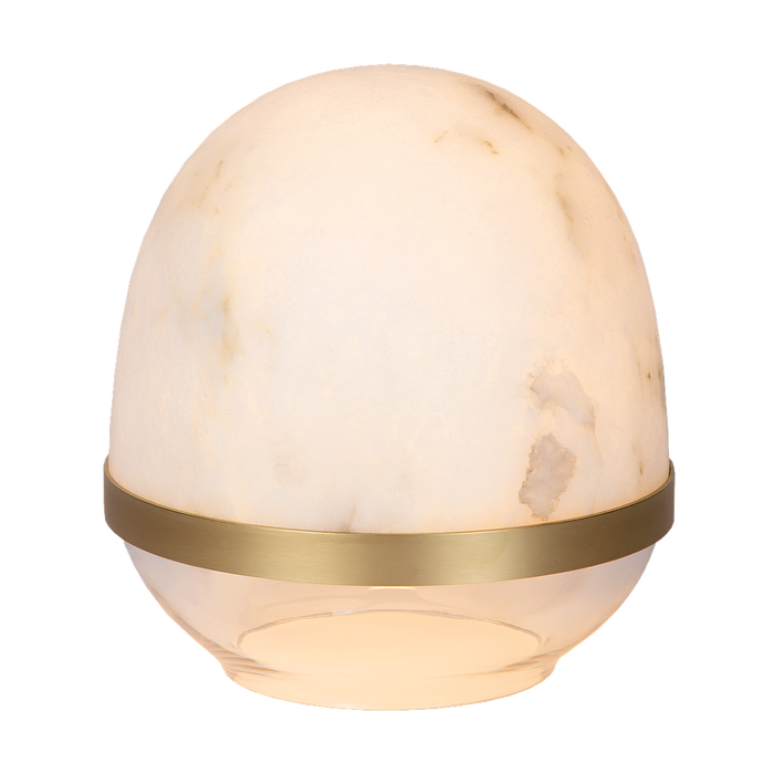 Atmooz Nice Tafellamp – Alabaster|Messing – Ø23cm – E27